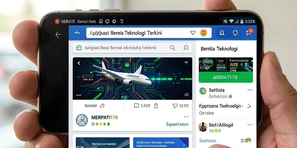 Screenshot antarmuka aplikasi MERPATI178 yang informatif.