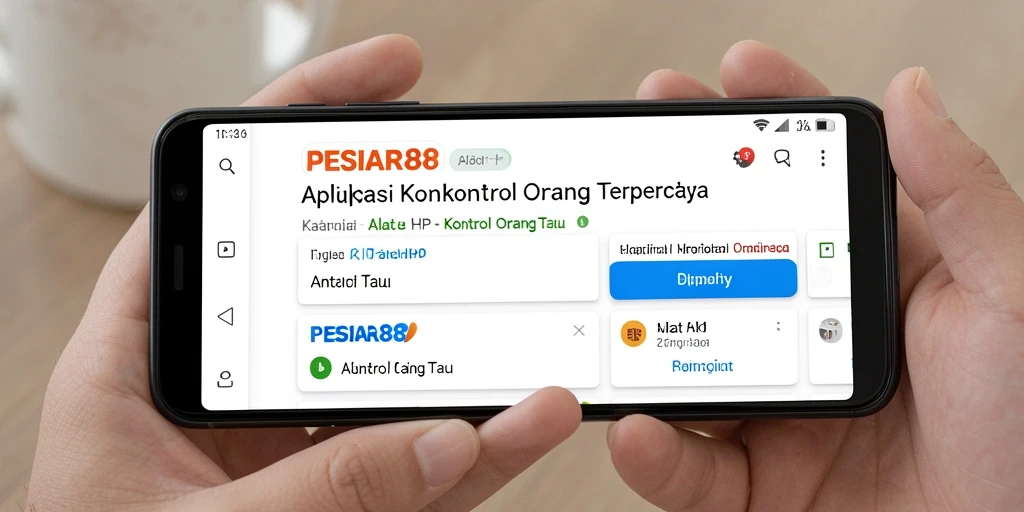 Tampilan antarmuka PESIAR88 yang ramah pengguna.