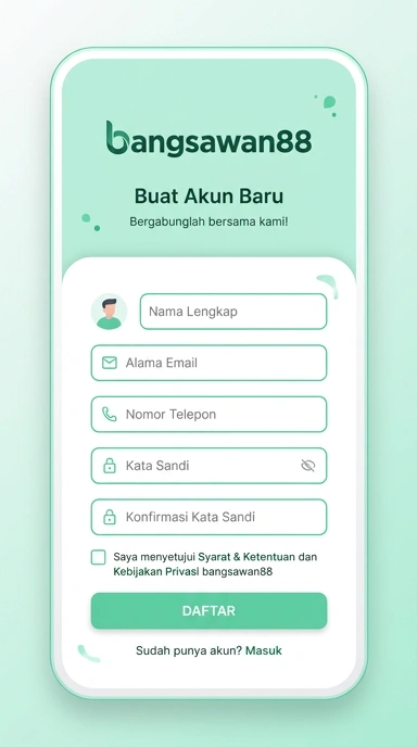 Tampilan halaman daftar bangsawan88